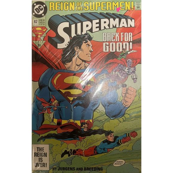 Superman: Back For Good! DC Comics #82 Reign of the Superman Series - Picture 1 of 1